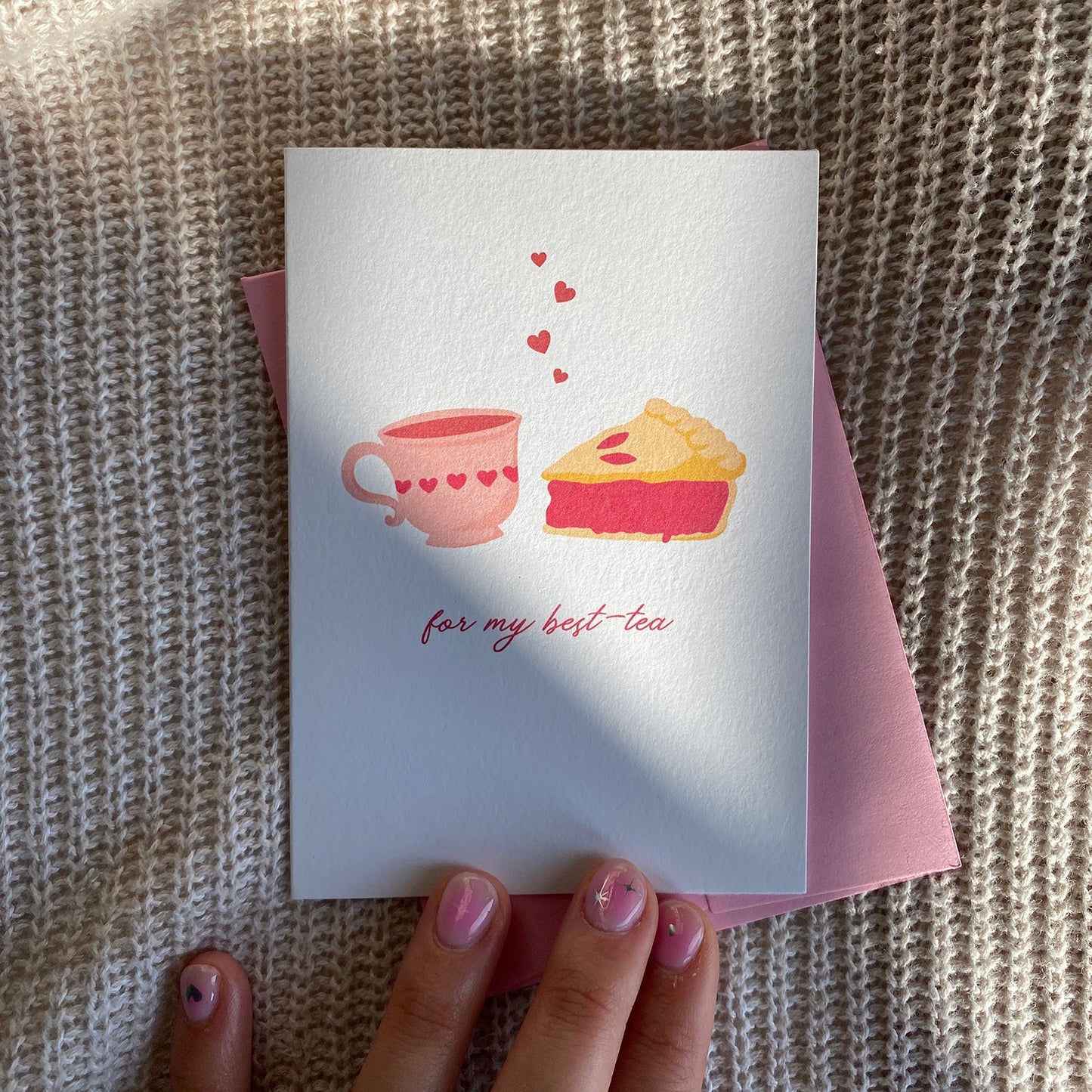 Best-Tea Mini Greeting Card