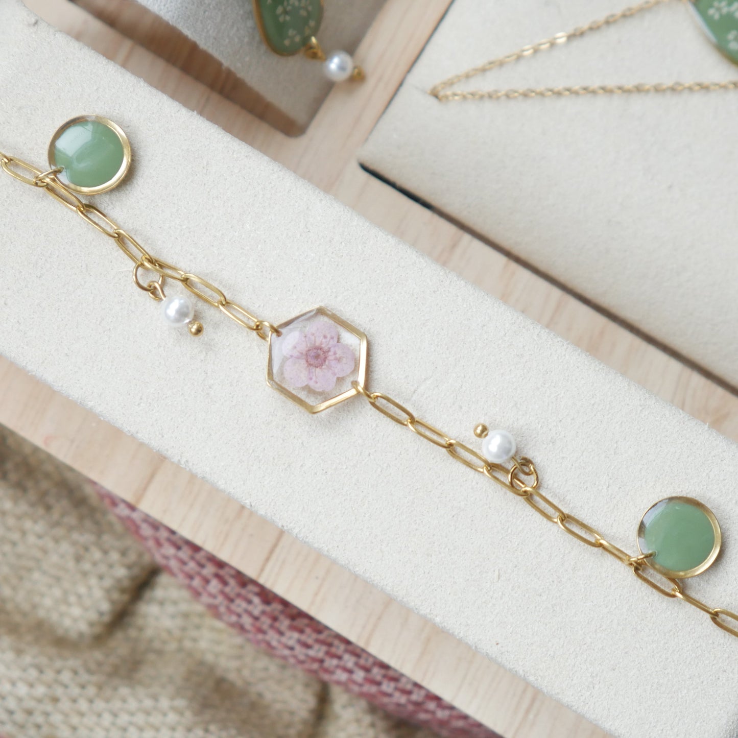 Bracelet trio et perle - Edition spéciale automne 2025