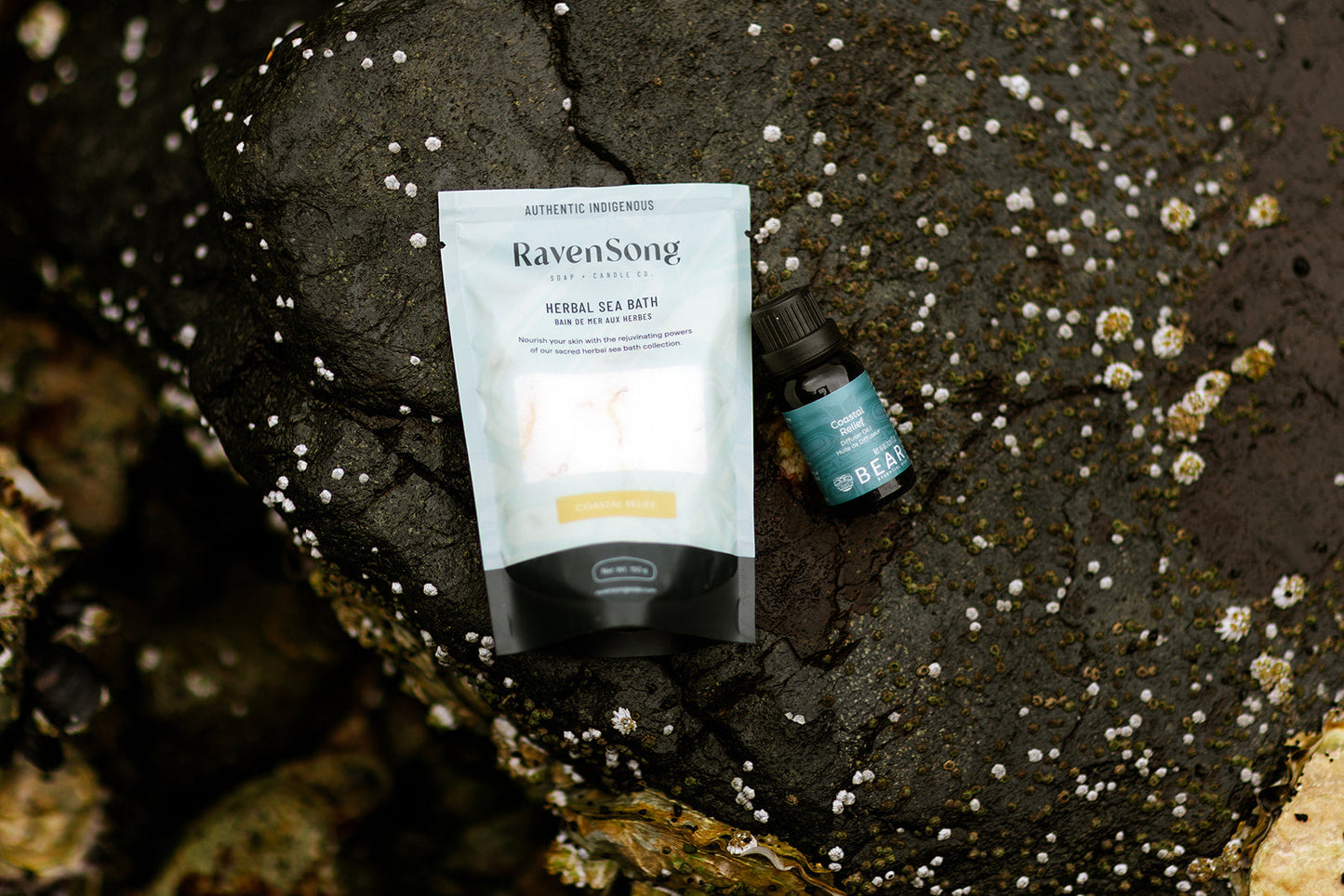 Coastal Release Herbal Sea Bath Soak | Wild Botanicals + Bitter Orange + Clary Sage