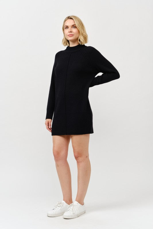 Mock Neck Sweater Dress