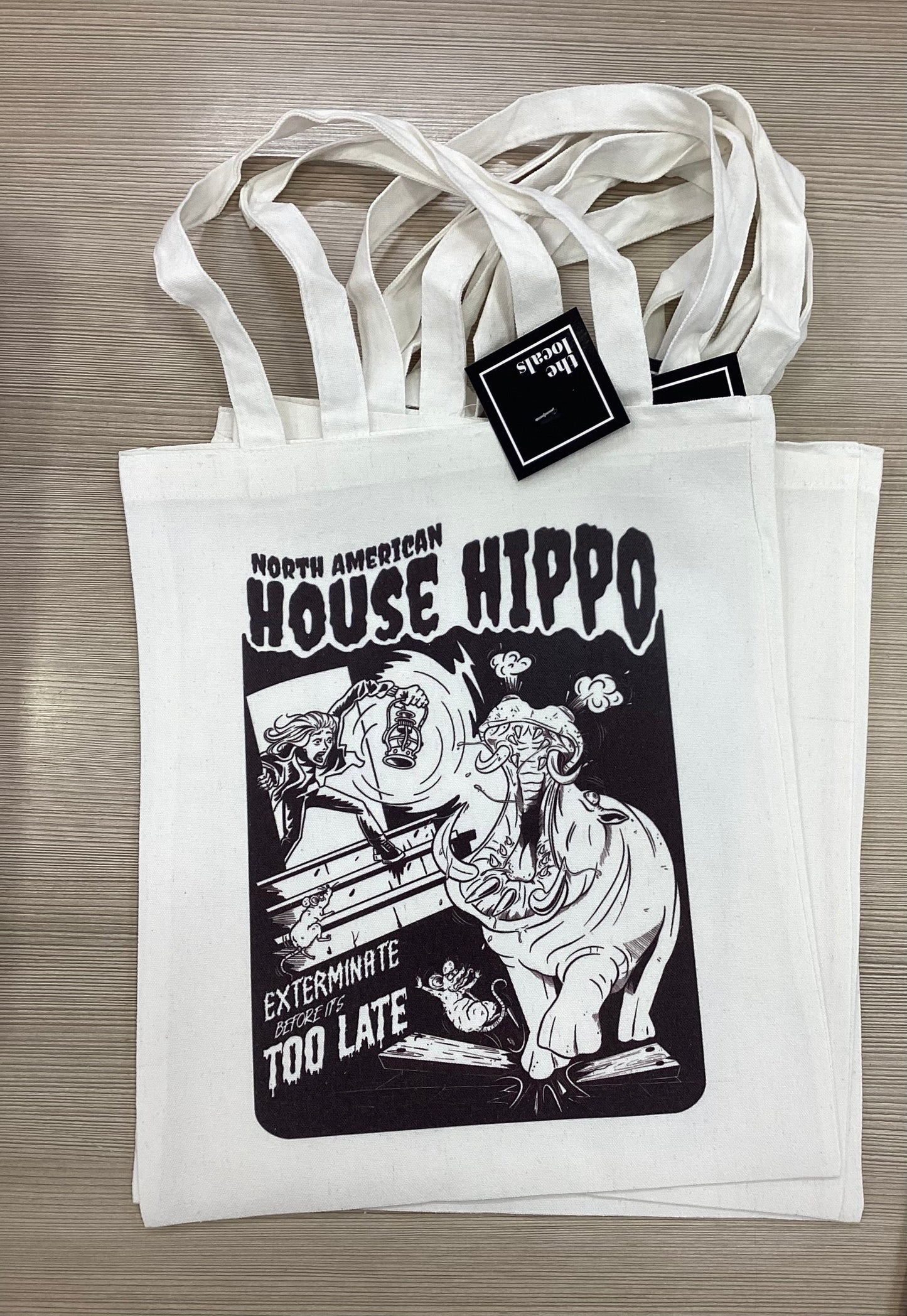 House Hippo Tote Bag
