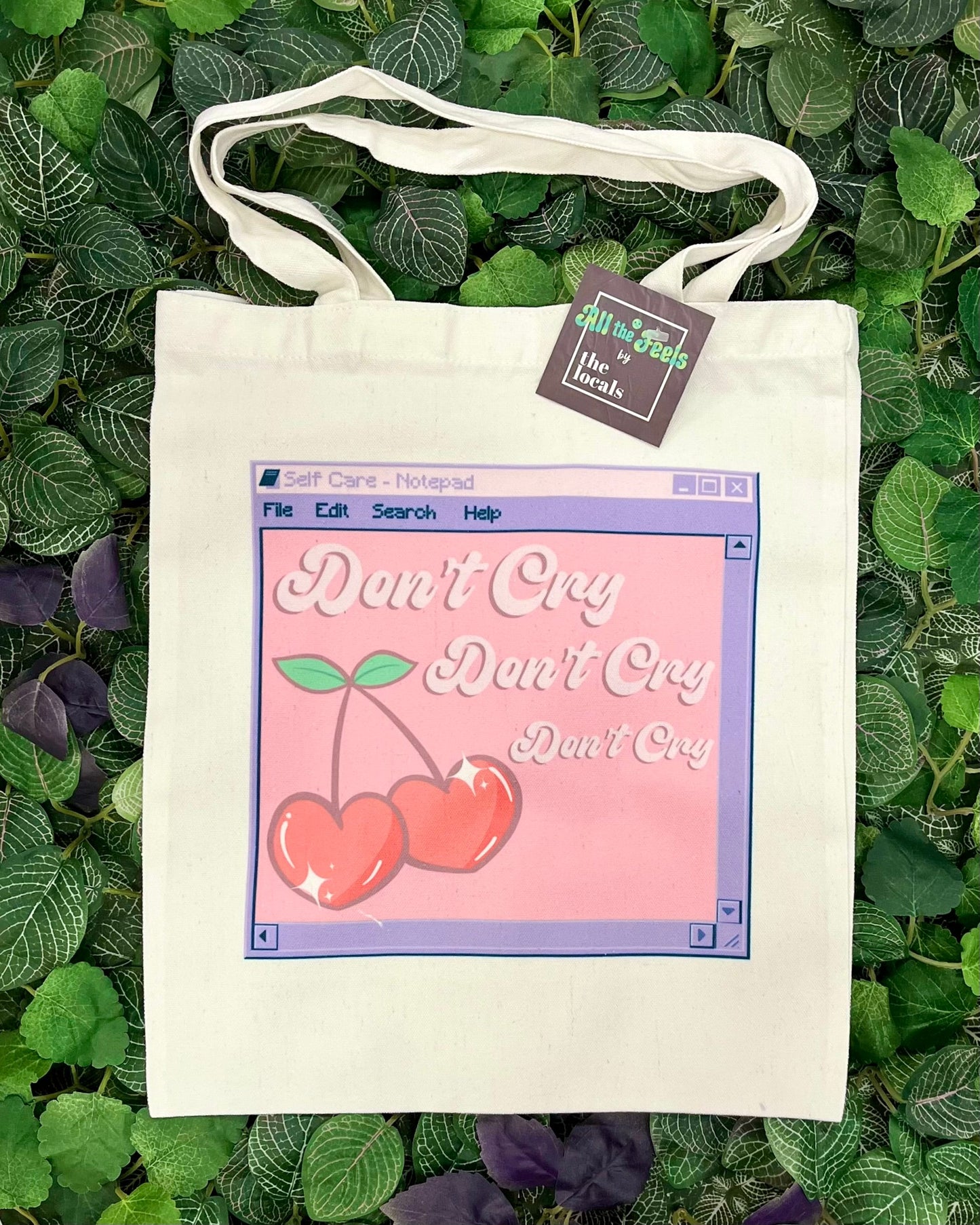 Don't Cry Tote Bag
