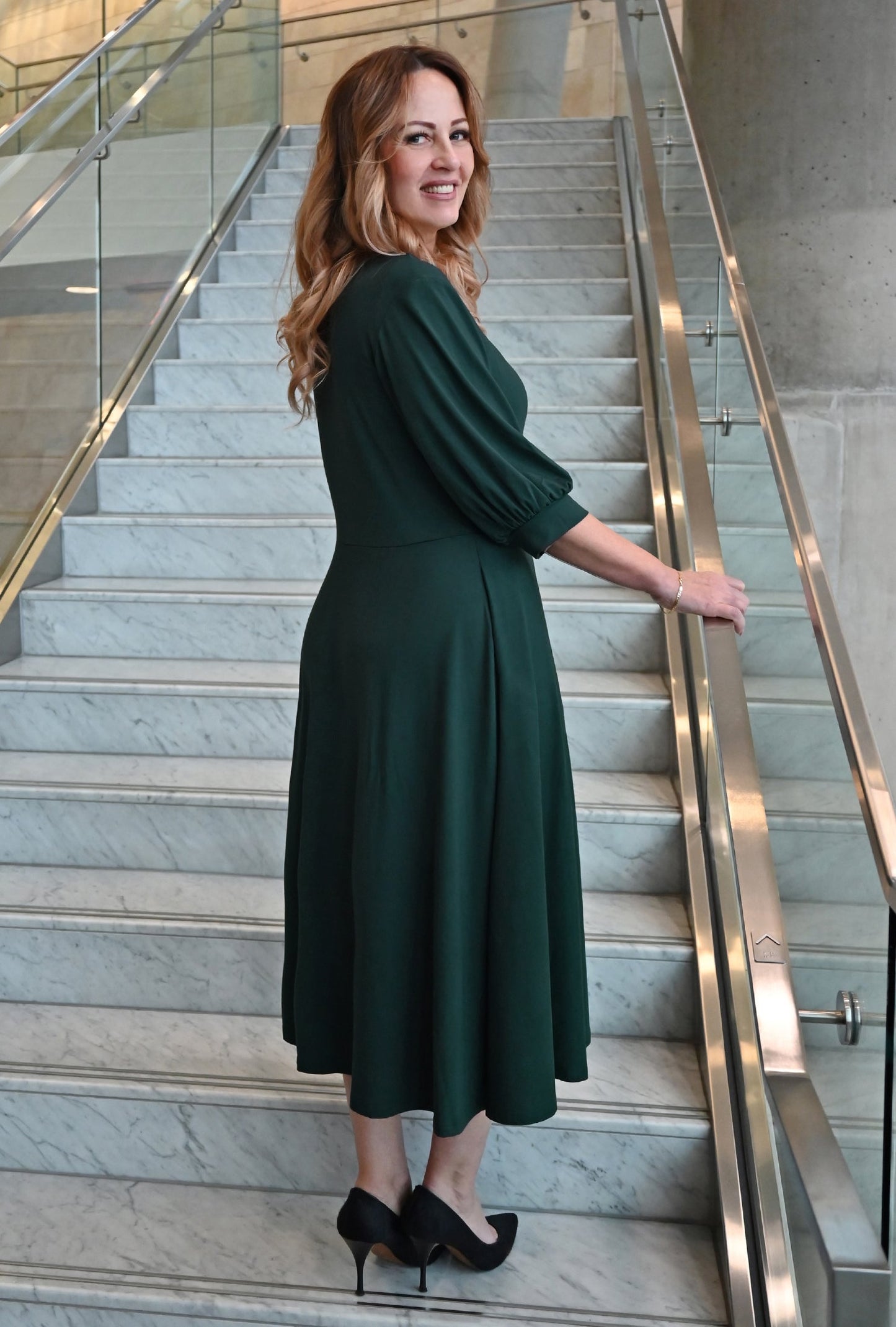 Willow Midi Dress - Rainforest Sustainable Bamboo Knit