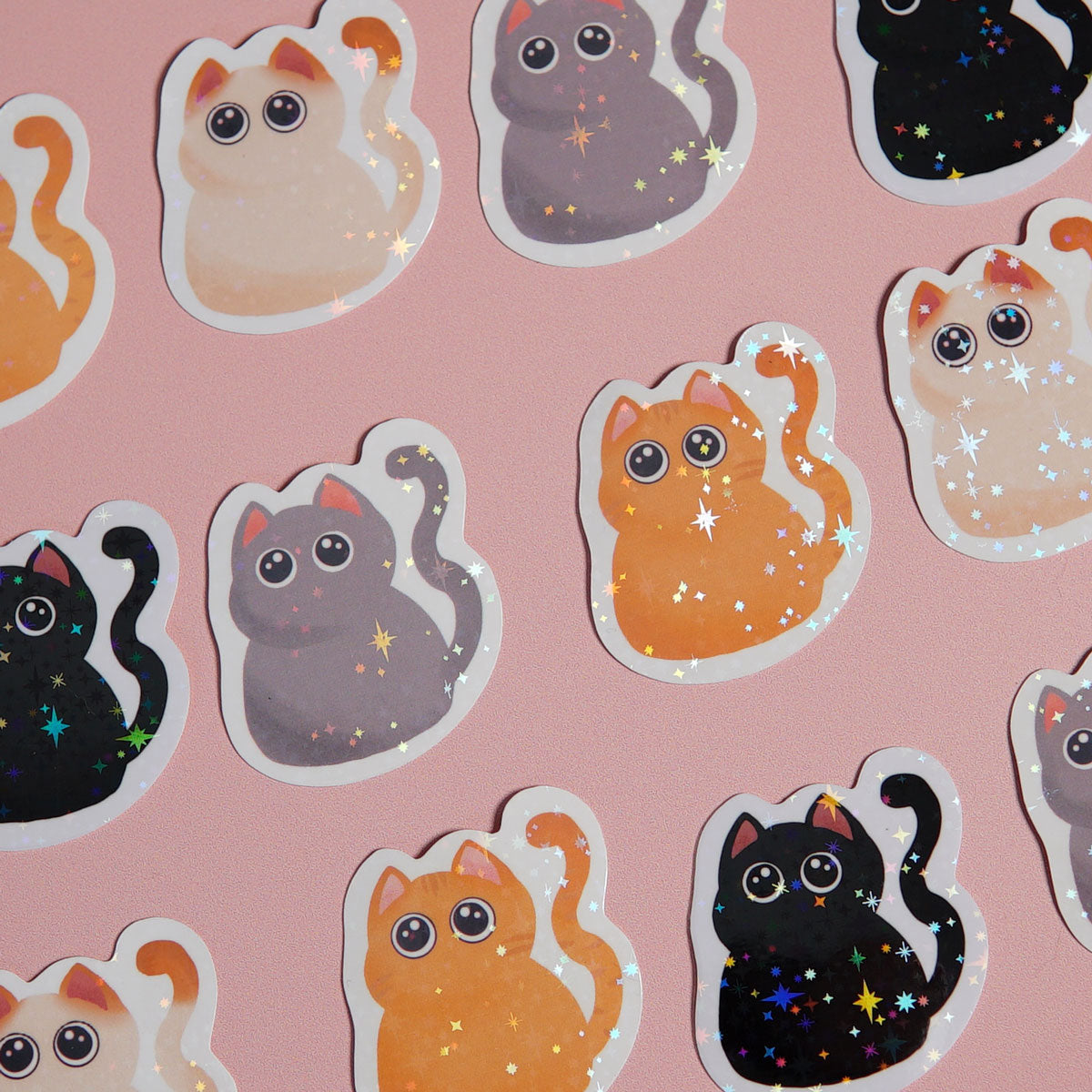 Purfect Orange Cat Sticker