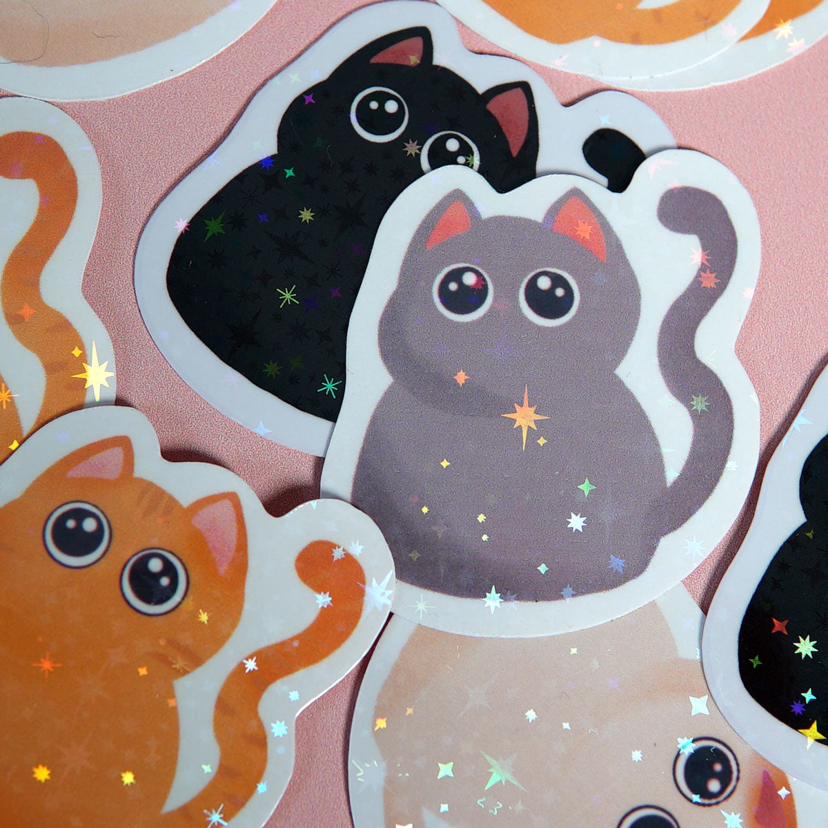 Autocollant Chat Gris Purfect