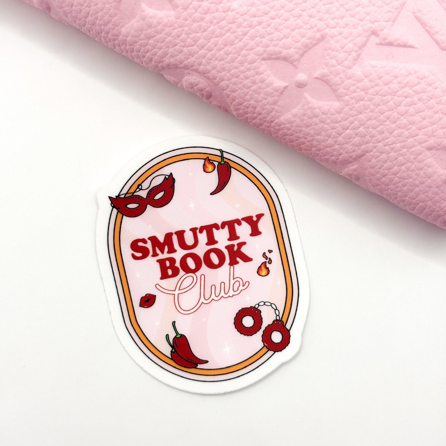 Smutty Book Club Vinyl Die Cut Sticker | Matte