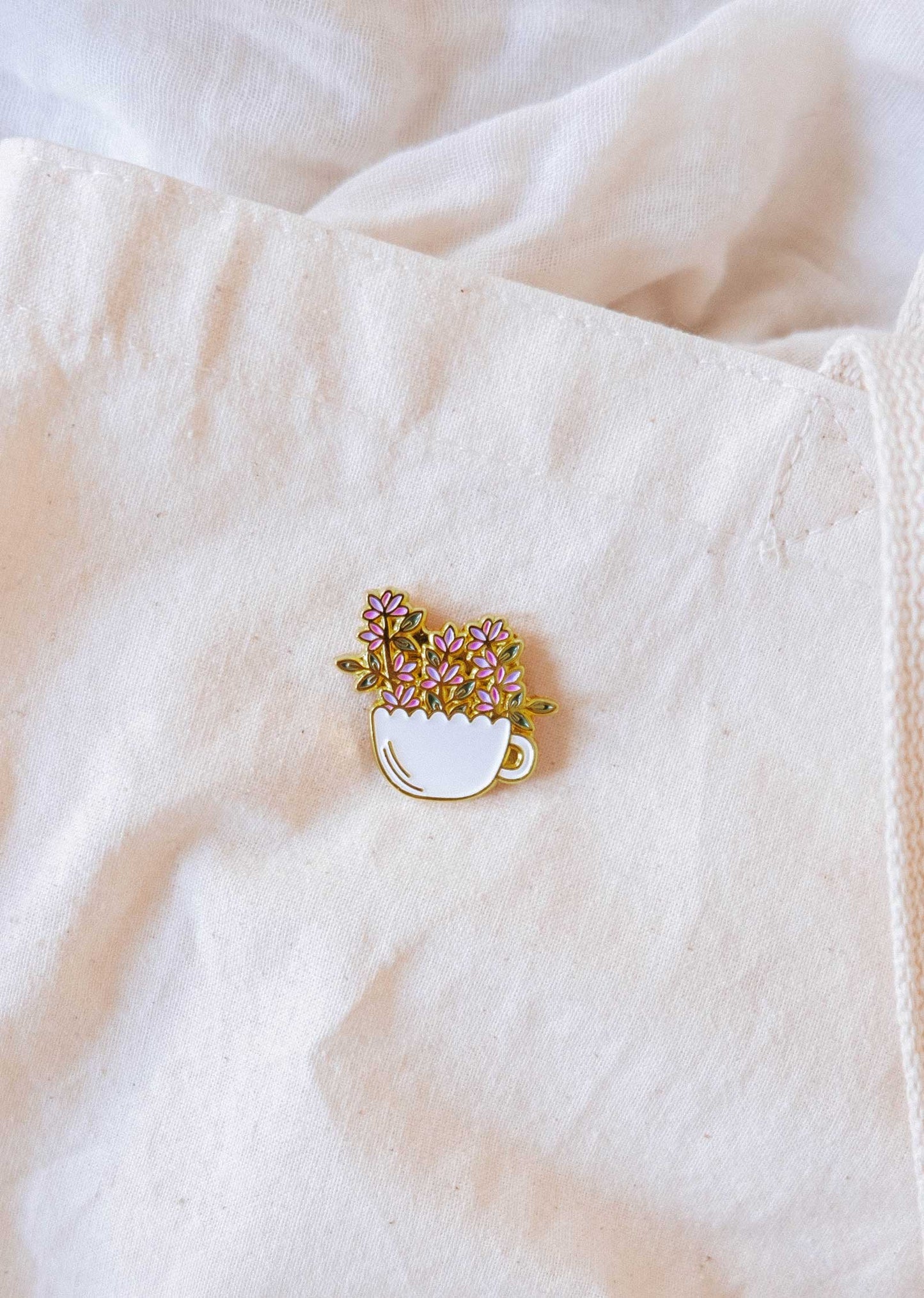 Bloom Cup Enamel Pin