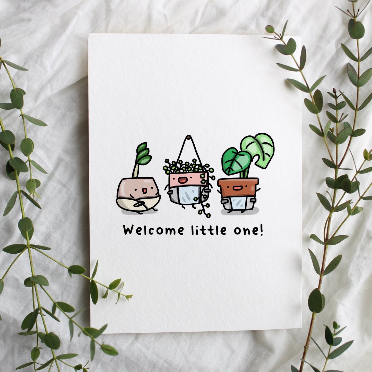 Welcome Little One Greeting Card