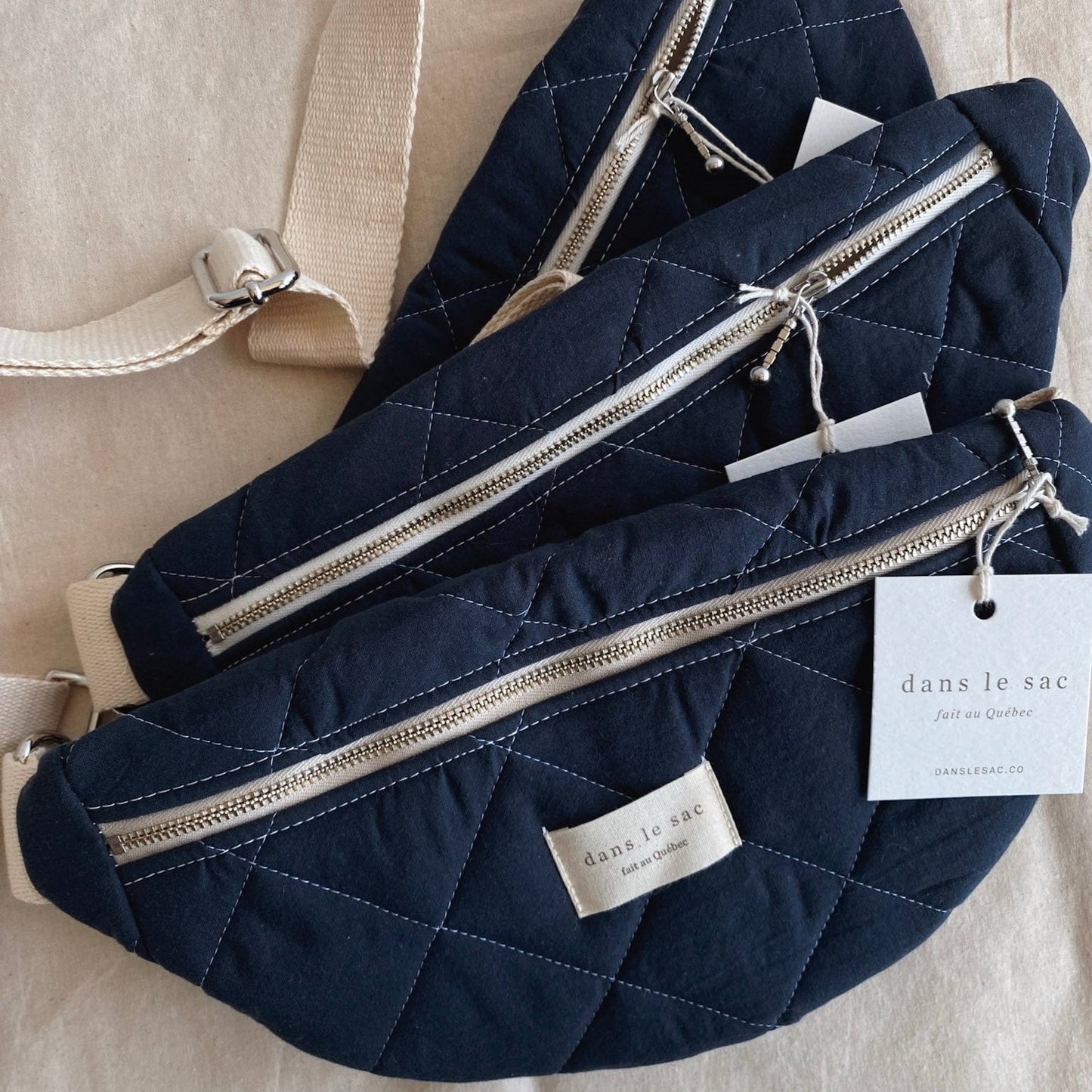 Sac banane matelassé