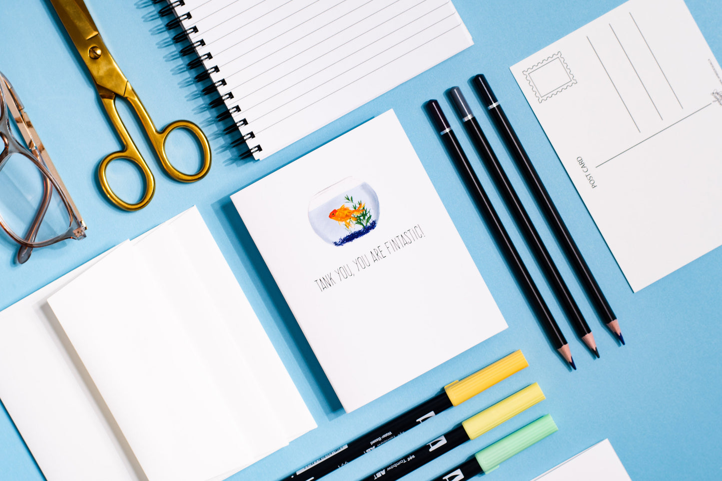 Tank You, You're Fintastic! - Greeting Card