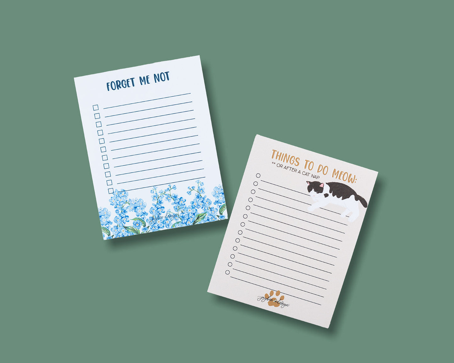 Forget Me Not Notepad
