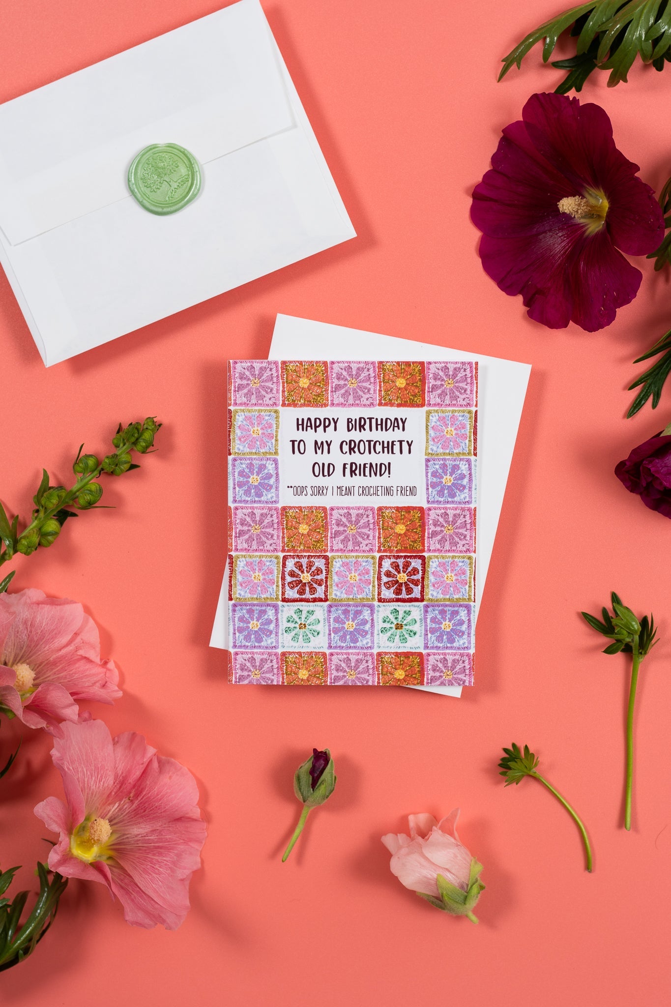 Happy Birthday To My Crotchety Old Friend!- Greeting Card