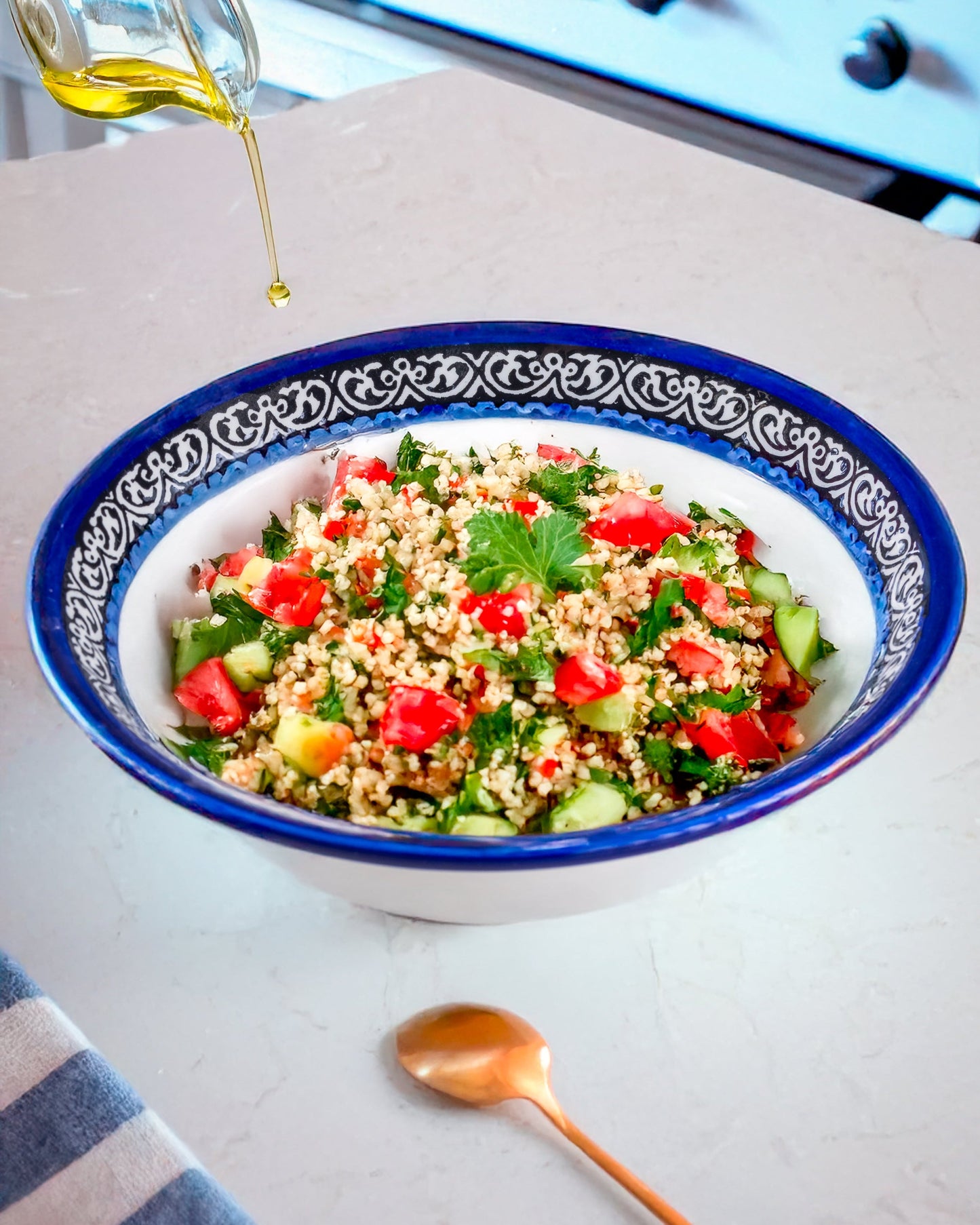 Dishes (Low Bowl) | Hand-Painted Palestinian Ceramic