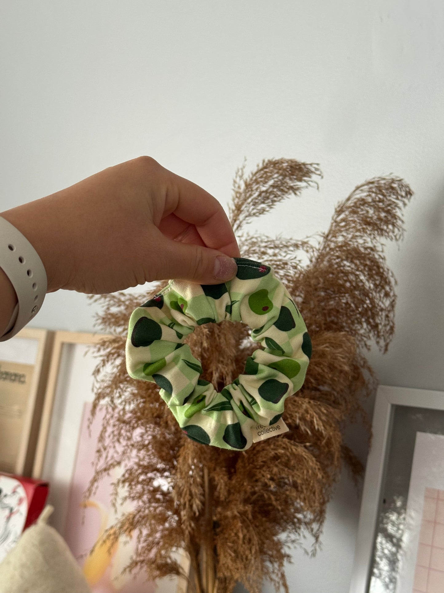 Hair Scrunchie - Olives