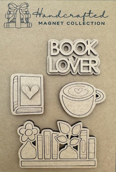 Handcrafted Magnet Sets-Book Lovers