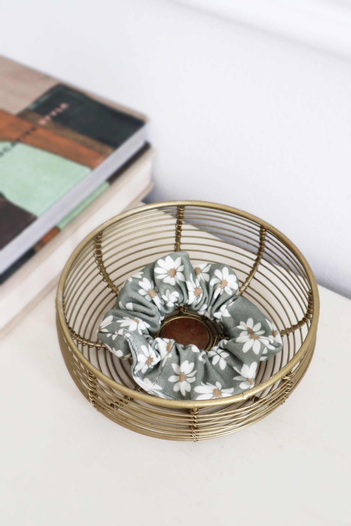 Hair Scrunchie - Wild Daisy