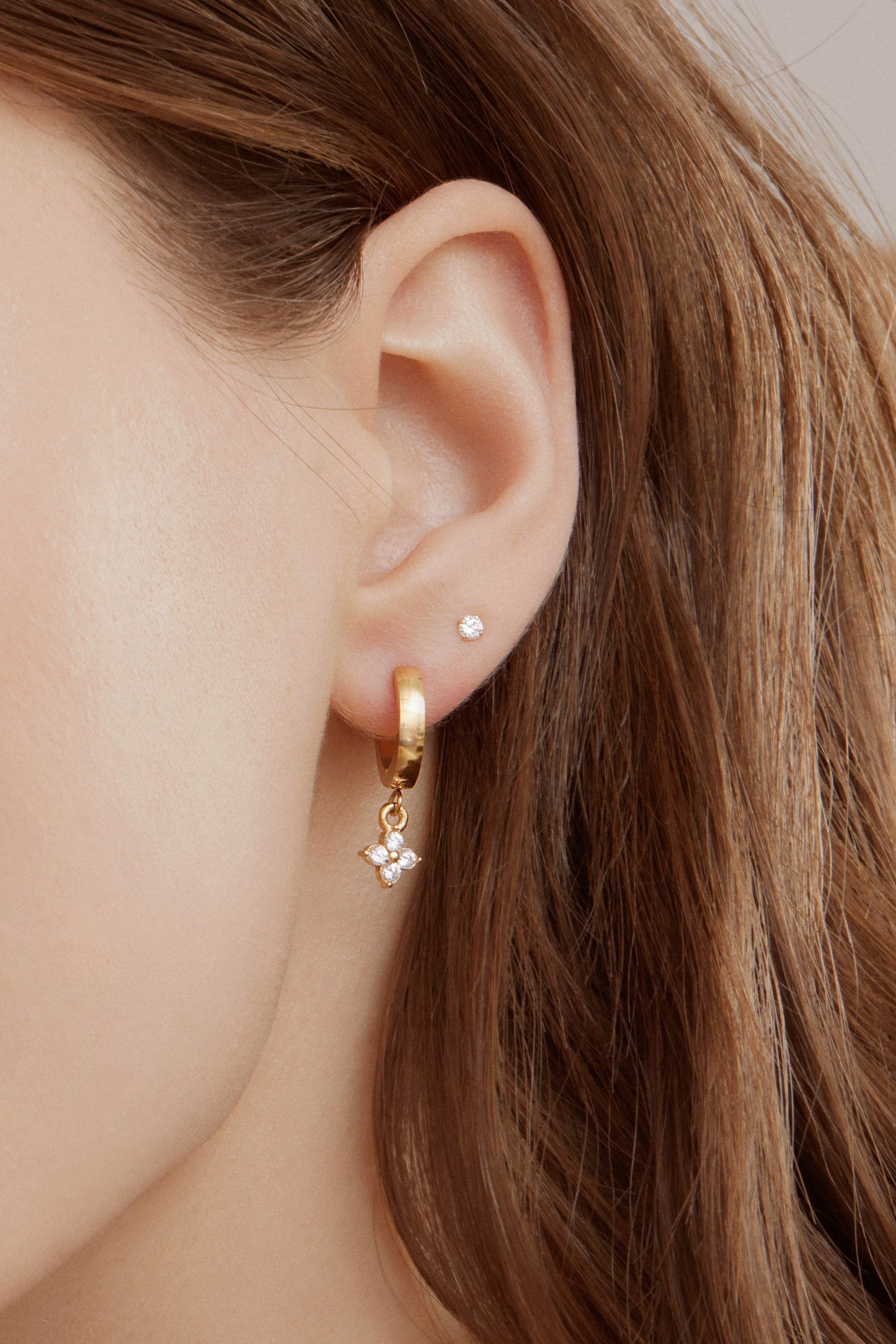 Merveilles Hoops - Gold