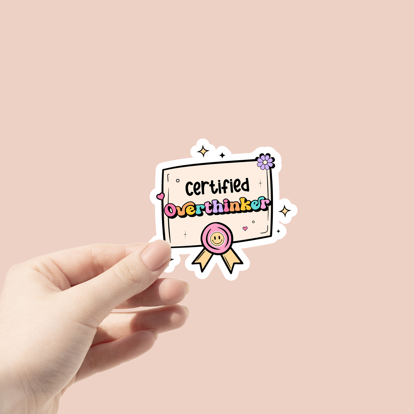 Certified overthinker Sticker