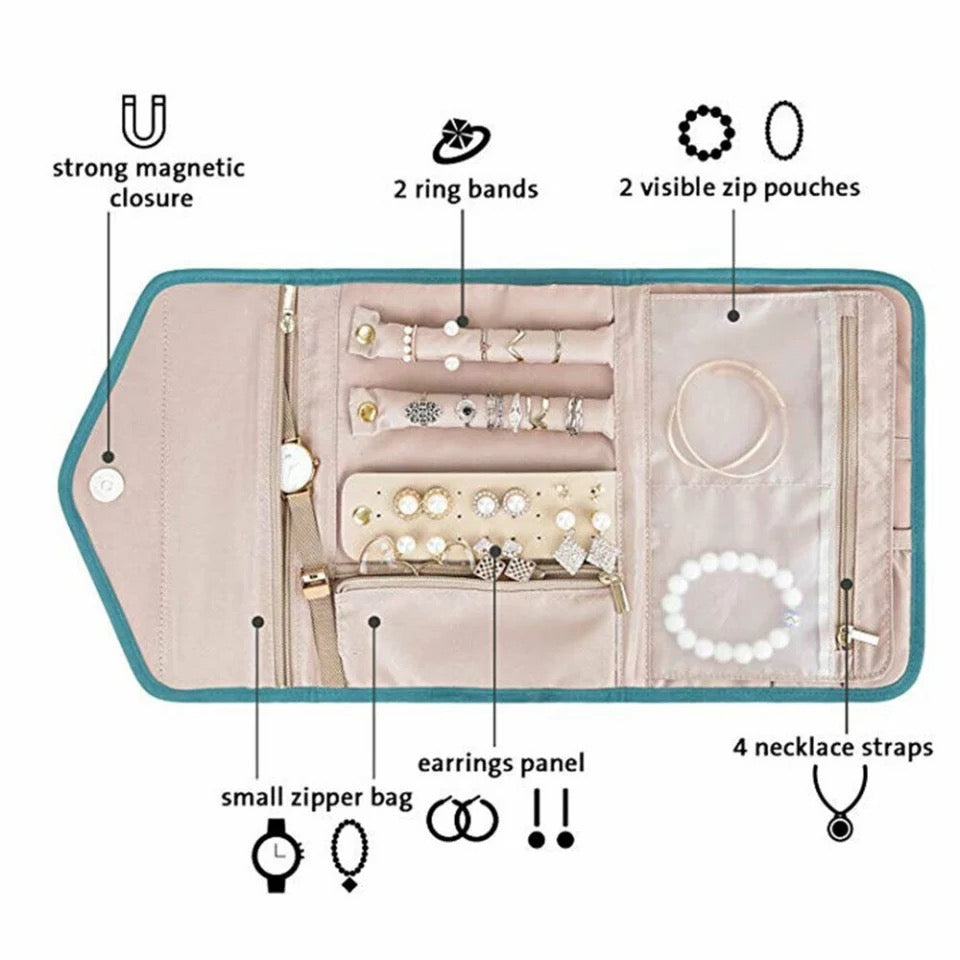 Travel Clutch Jewellery Case