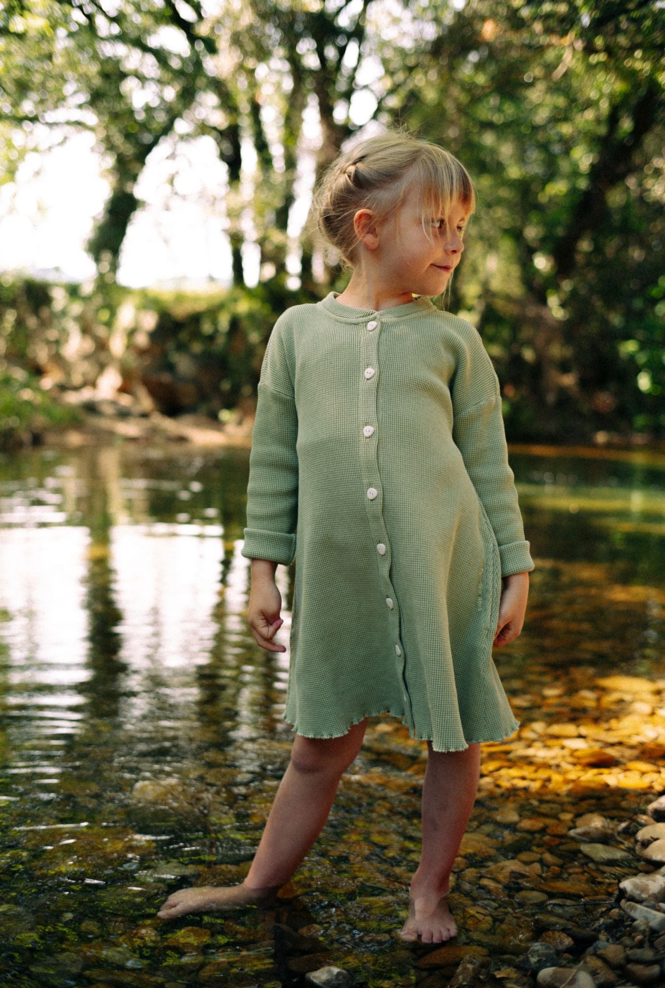 The Sky Organic Cotton Dress - GREENSTONE