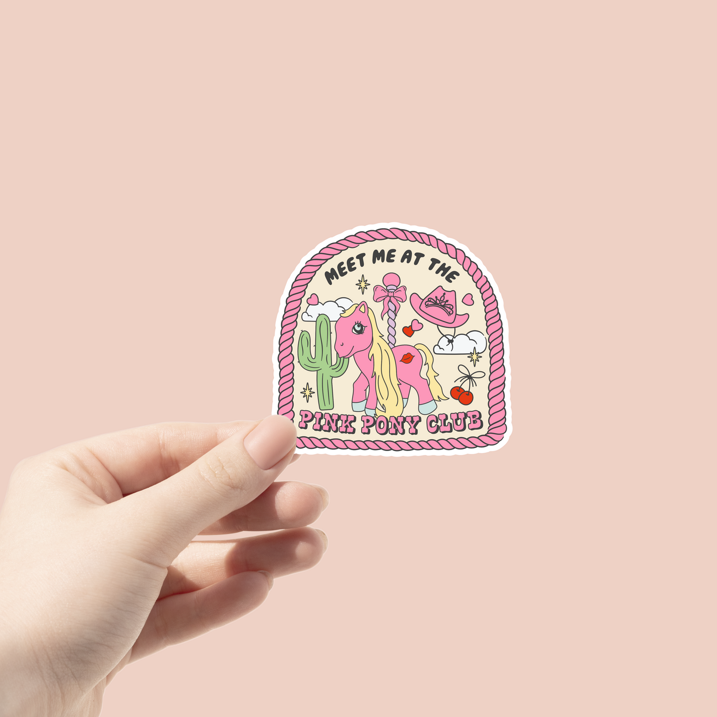 Pink Pony Club Sticker