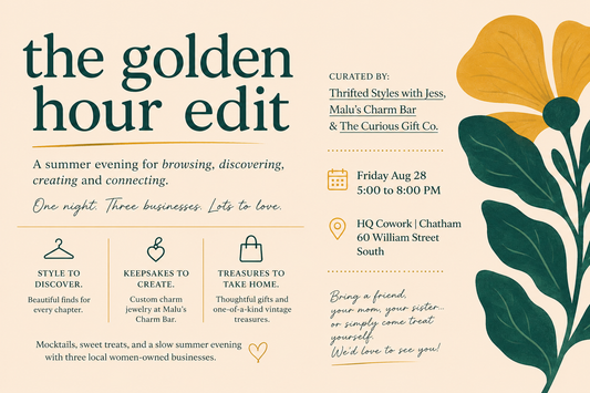 The Golden Hour Edit — A One-Night Shopping Event in Chatham