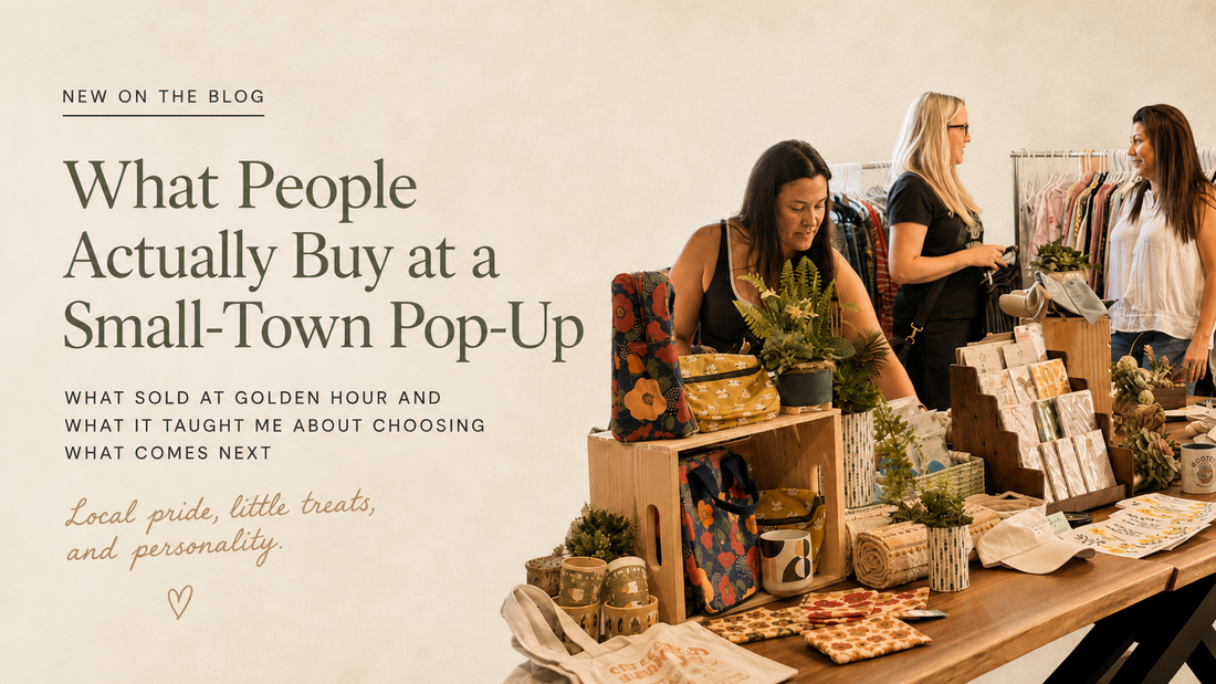 What People Actually Buy at a Small-Town Pop-Up