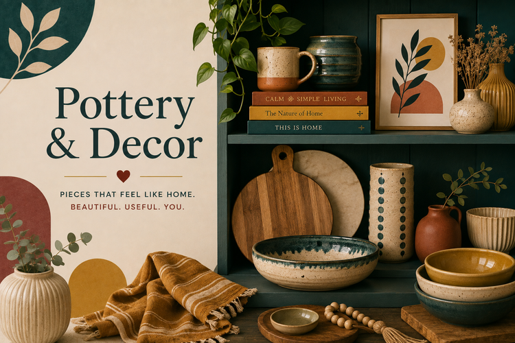 Pottery Shelf