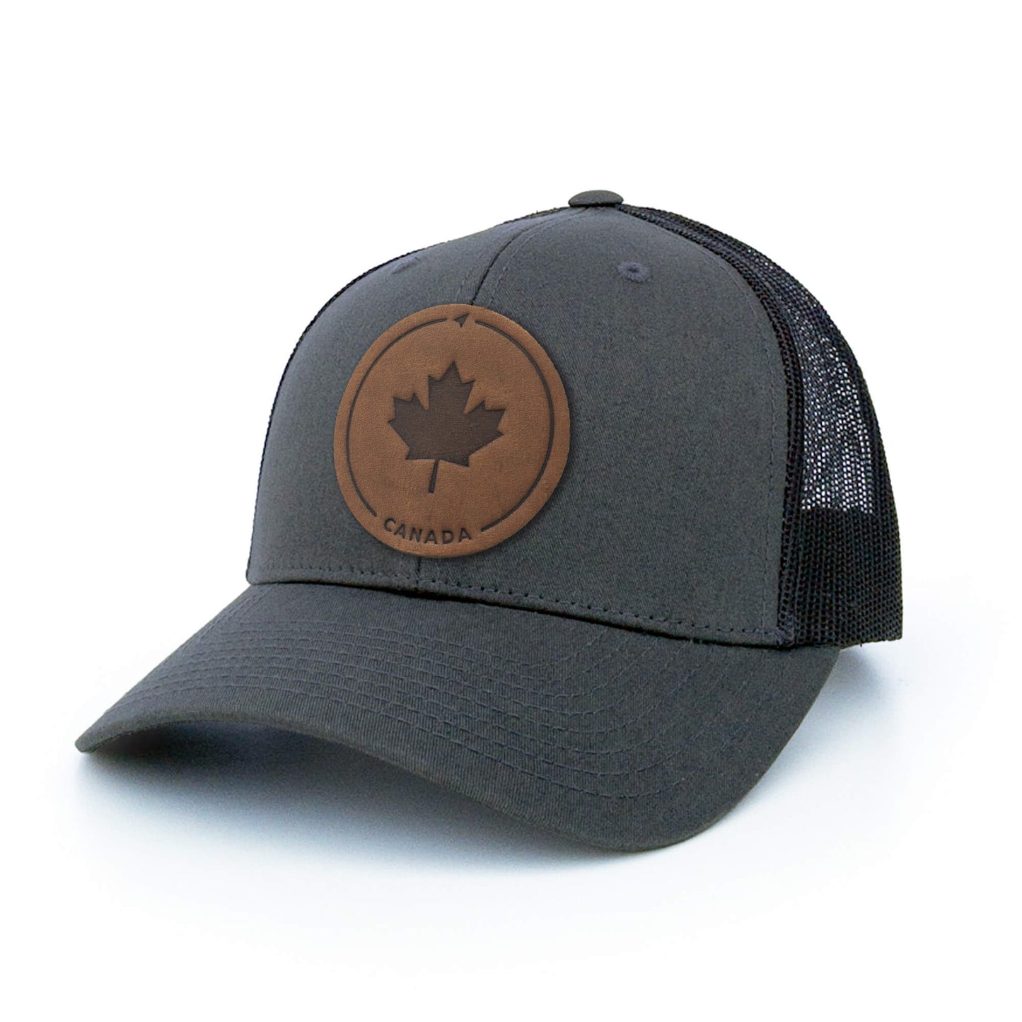 Maple Leaf Leather Patch Hat