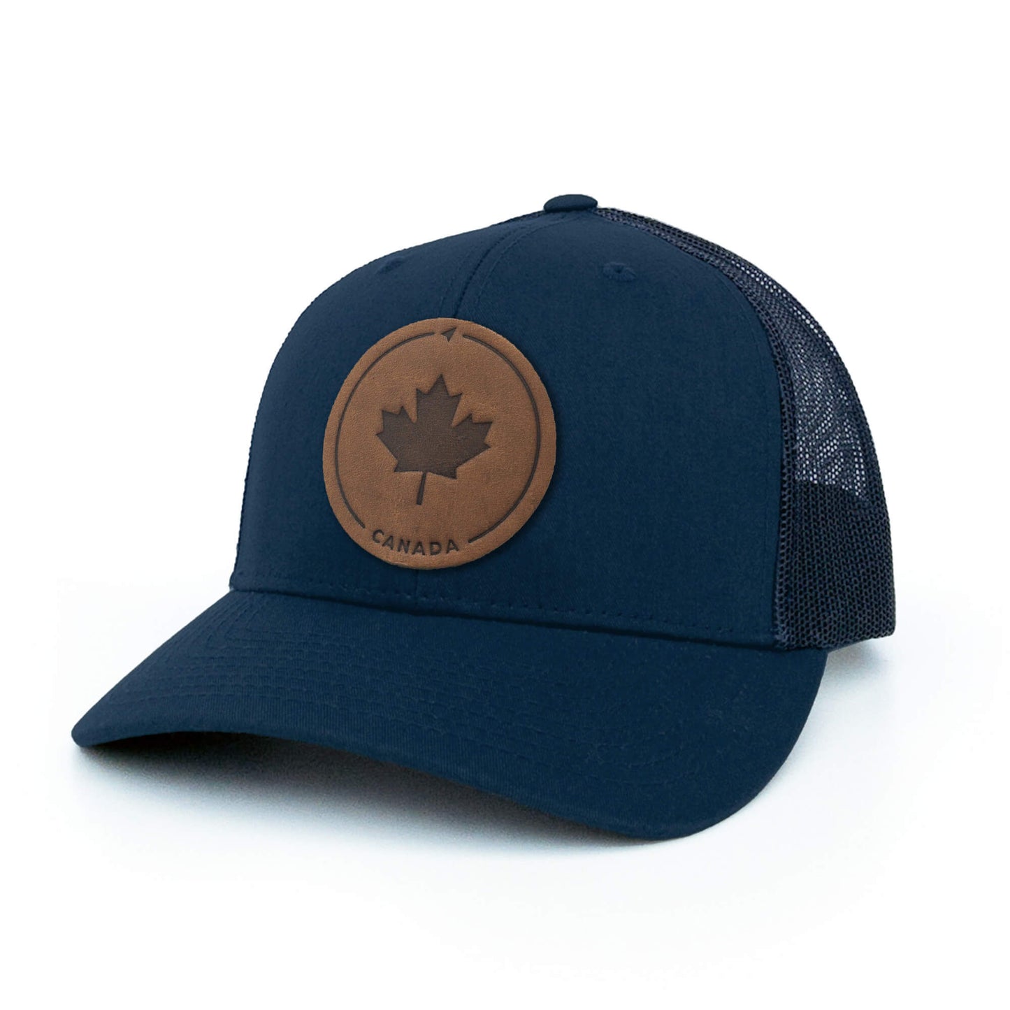 Maple Leaf Leather Patch Hat