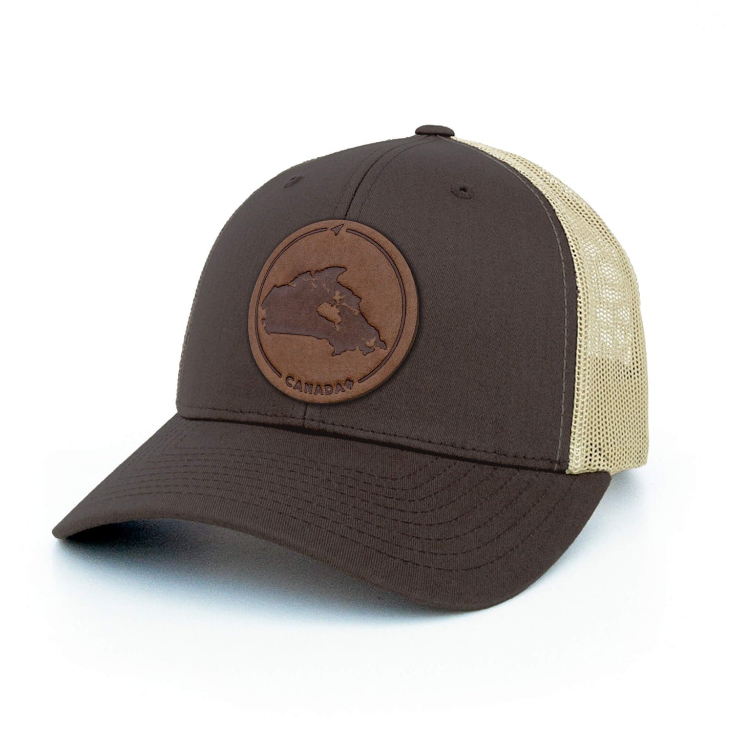 Canada Leather Patch Hat