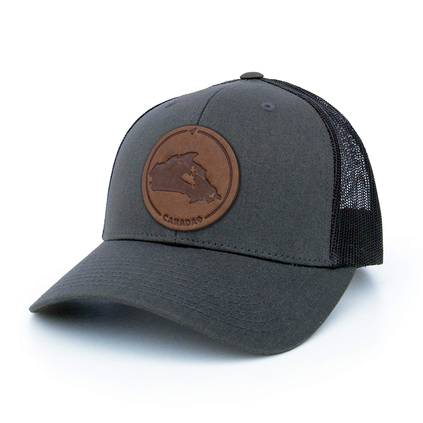 Canada Leather Patch Hat