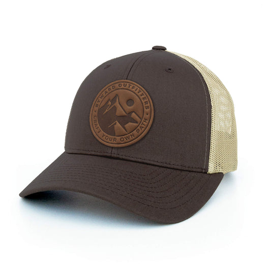 Mountain Escape Leather Patch Hat