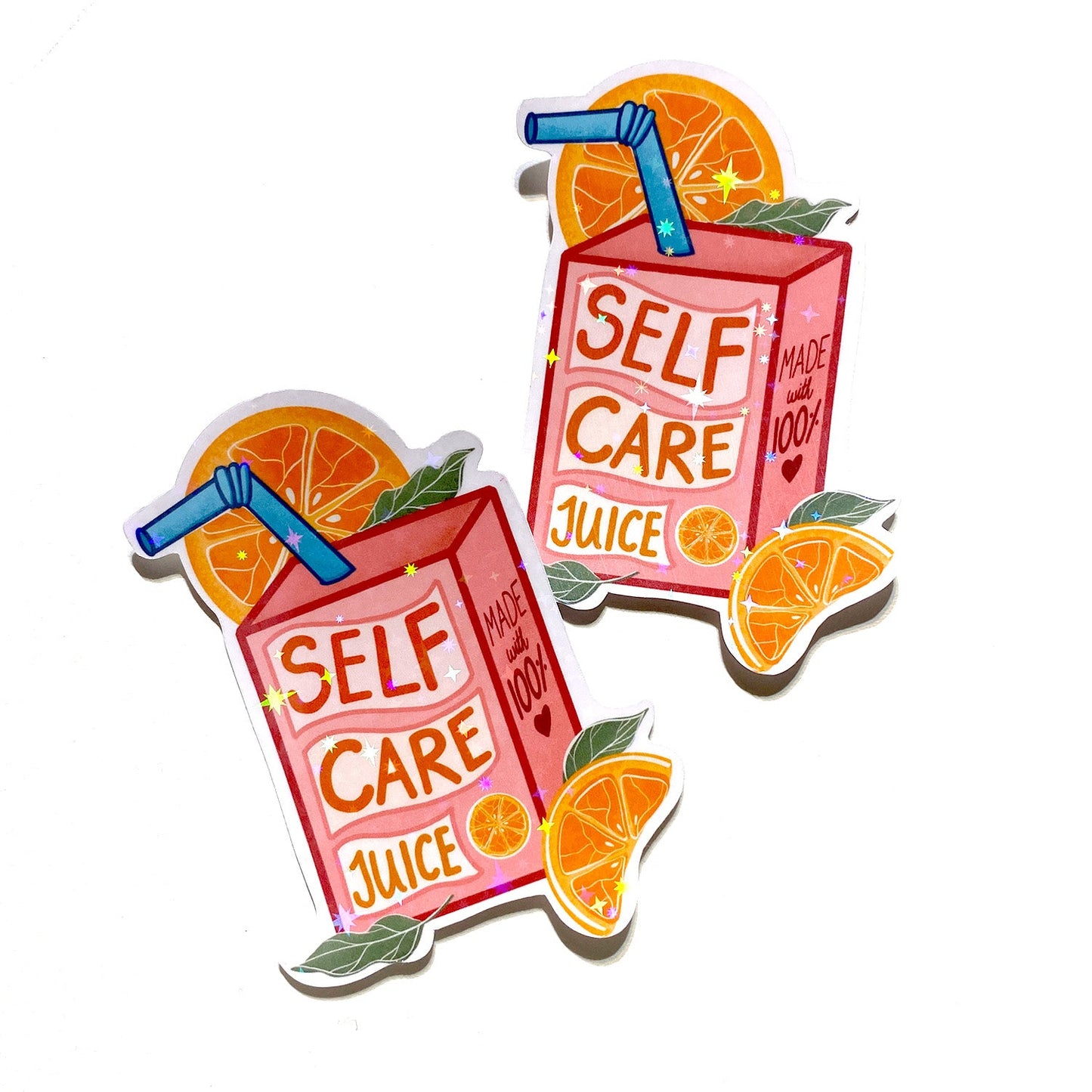 Self Care Juice Sticker