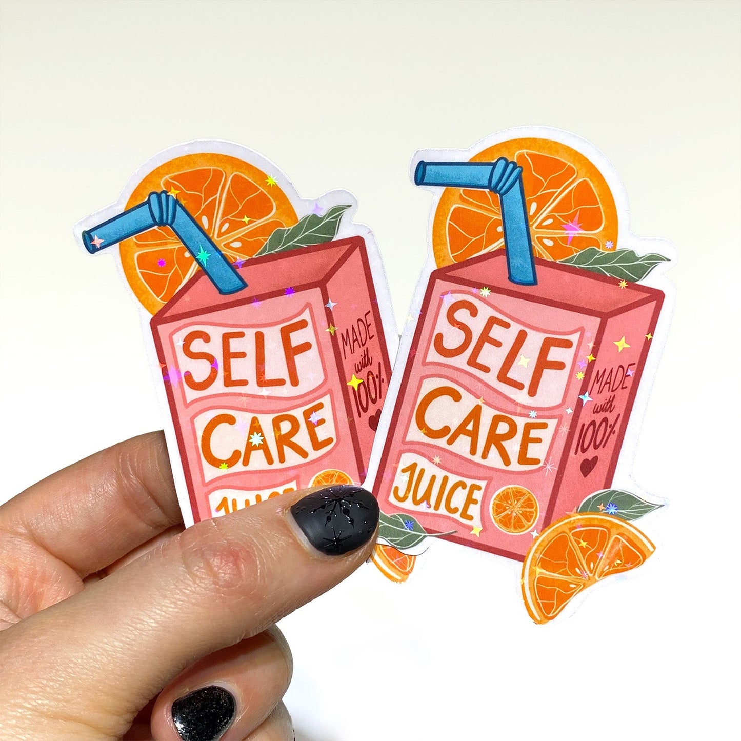 Self Care Juice Sticker