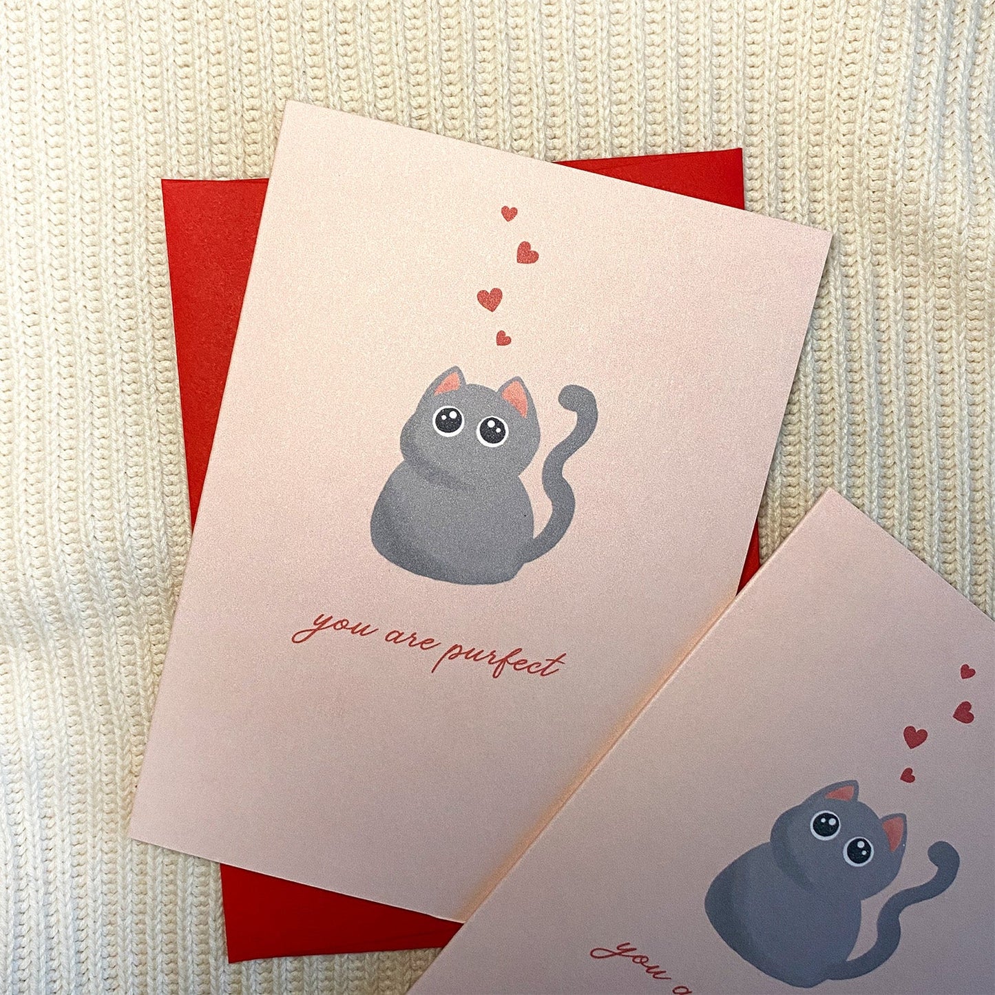 You Are Purfect Mini Greeting Card