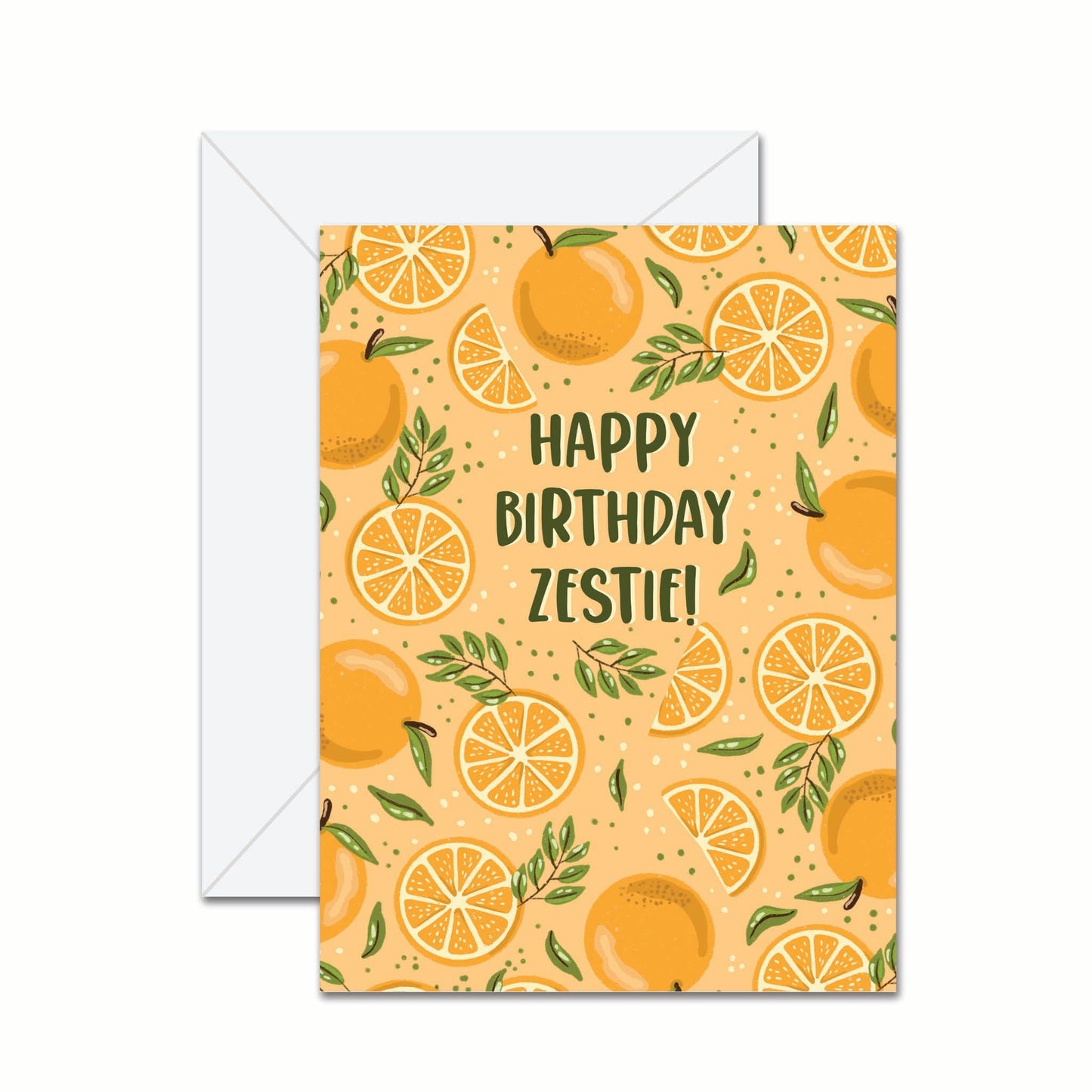 Happy Birthday Zestie! - Greeting Card