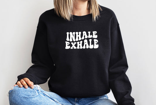 Inhale Exhale Pullover Yoga Sweatshirt