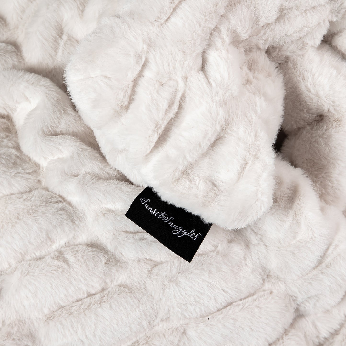 Cream Clouds Double-sided Minky Blanket