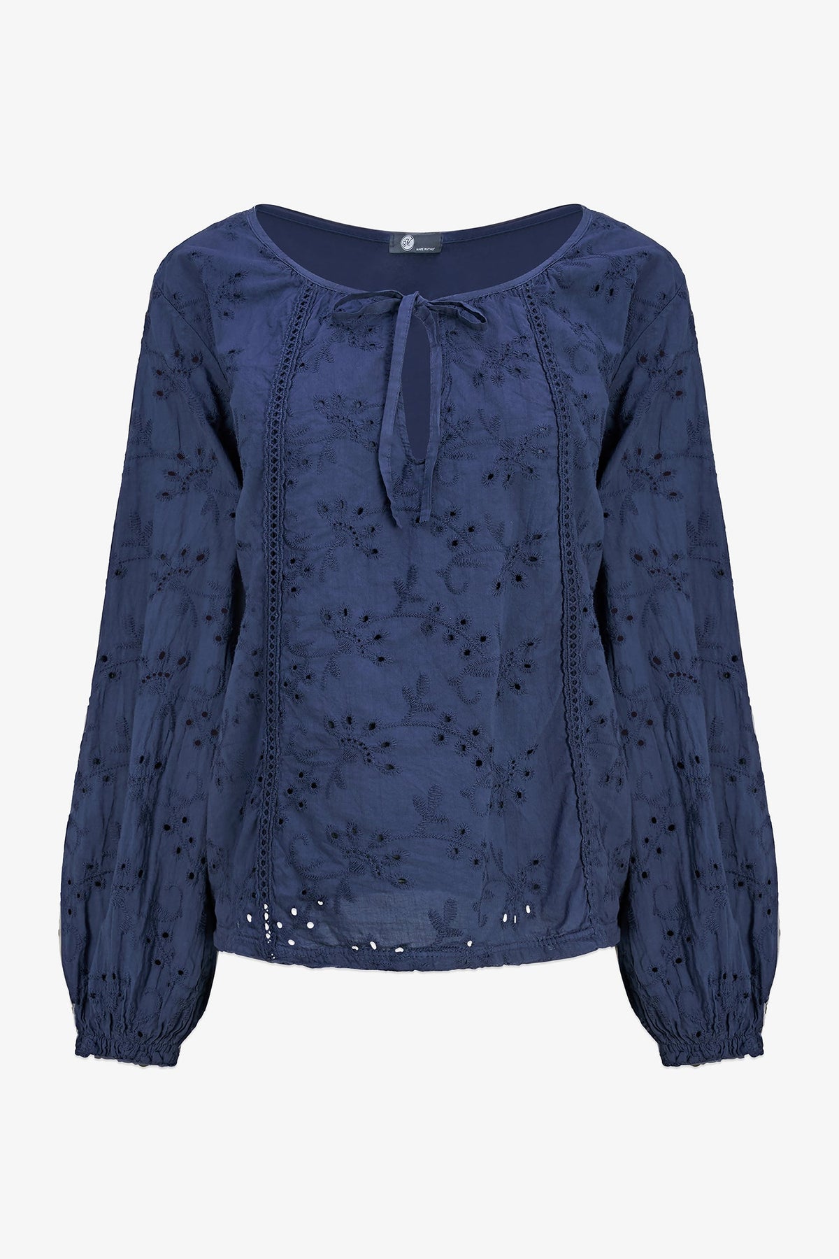 Women's Knit/Woven Combo Top