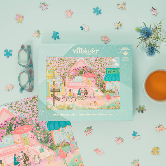 City in Bloom | 1000-Piece Puzzle for Adults | Designed in Canada by Ginger Deverell