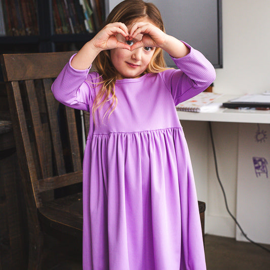 Lilac Purple Dress