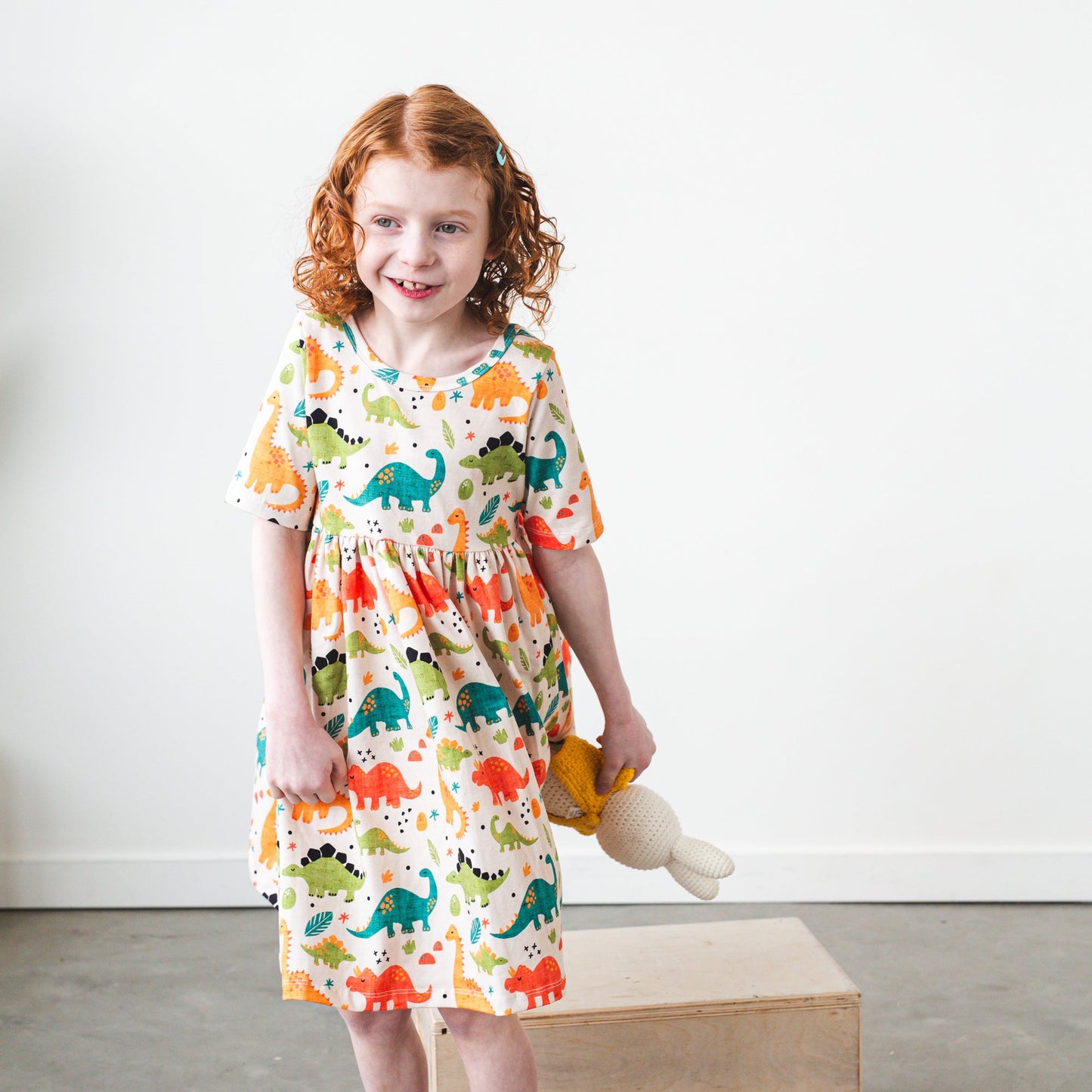 Bright Dinos Dress