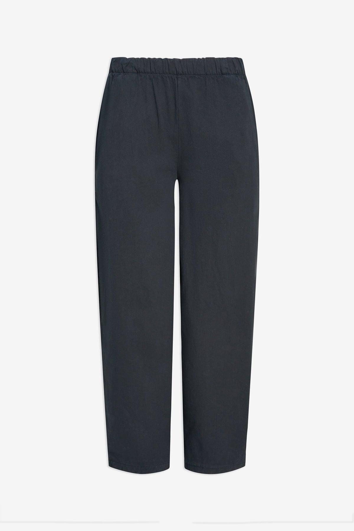 Women's Woven Pull-On Barrel-Leg Pant with Side Seam Pockets