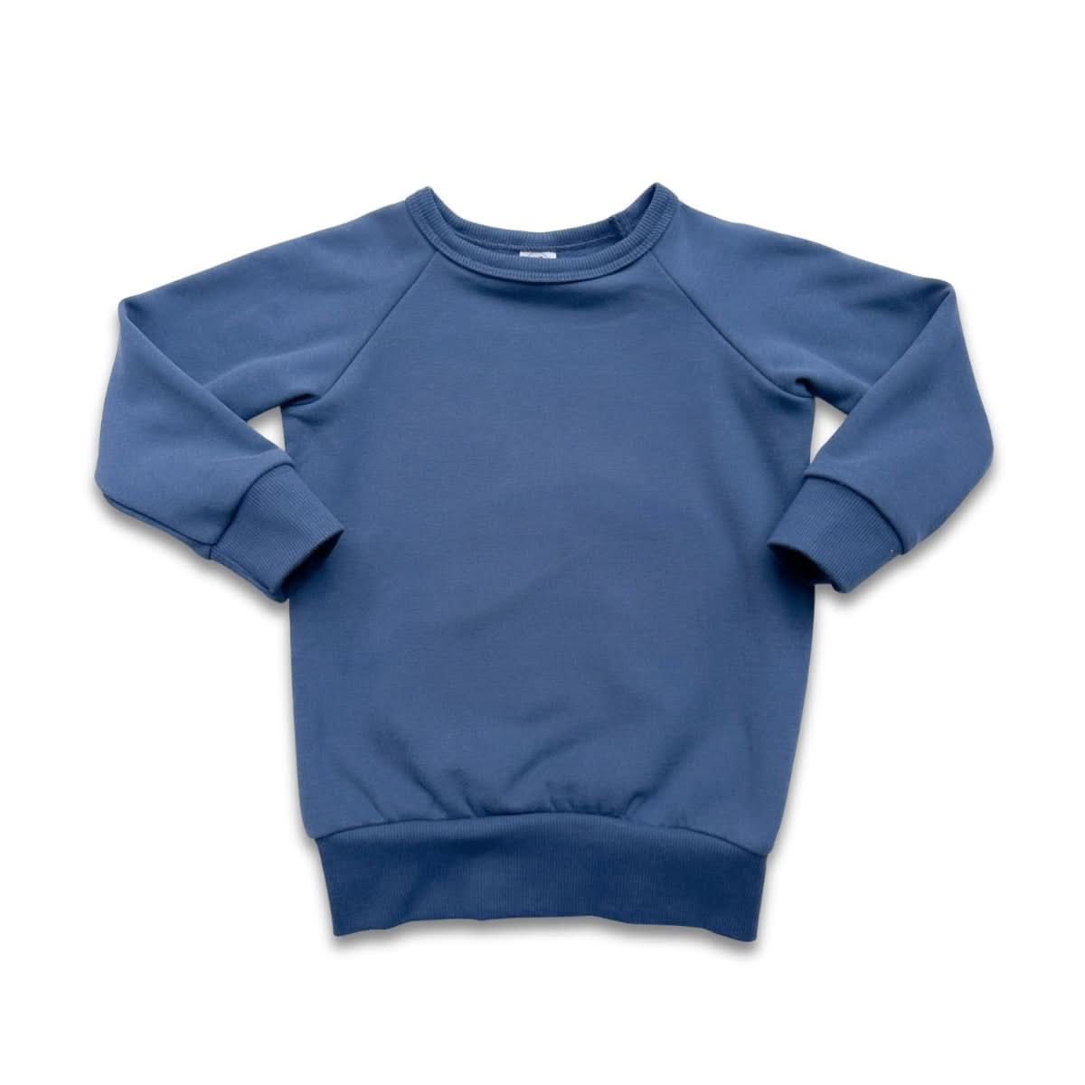 Youth Bamboo Fleece Raglan Pullover | Cranberry
