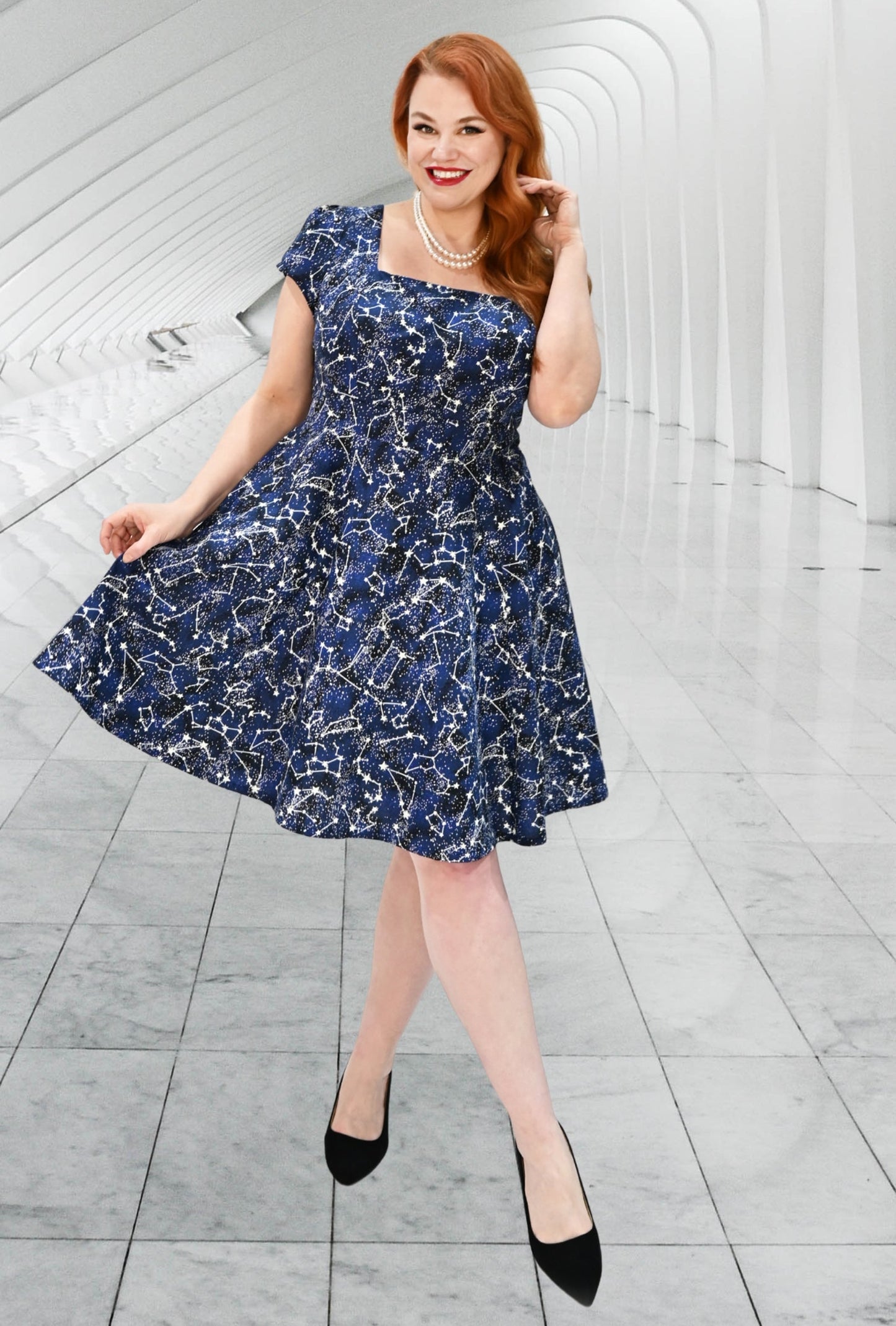 Winifred  - Written In The Stars - Glow in the Dark Constellation Dress