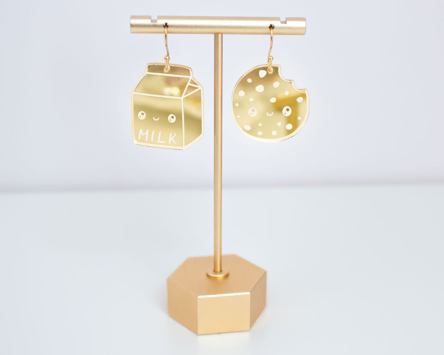 Milk & Cookies Mismatch Acrylic Earrings