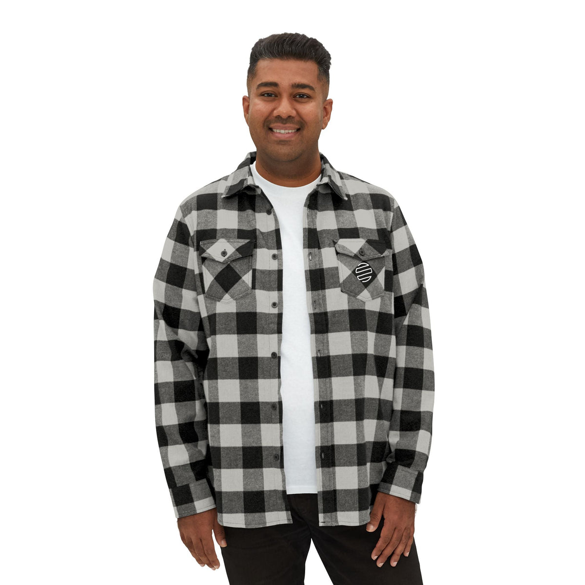 Original Era Plaid Flannel Shirt — Vintage Logo Back