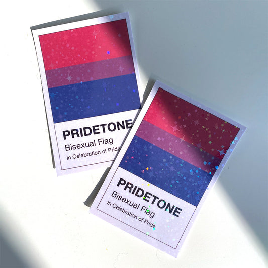 Pridetone Bisexual Flag | Pride Sticker