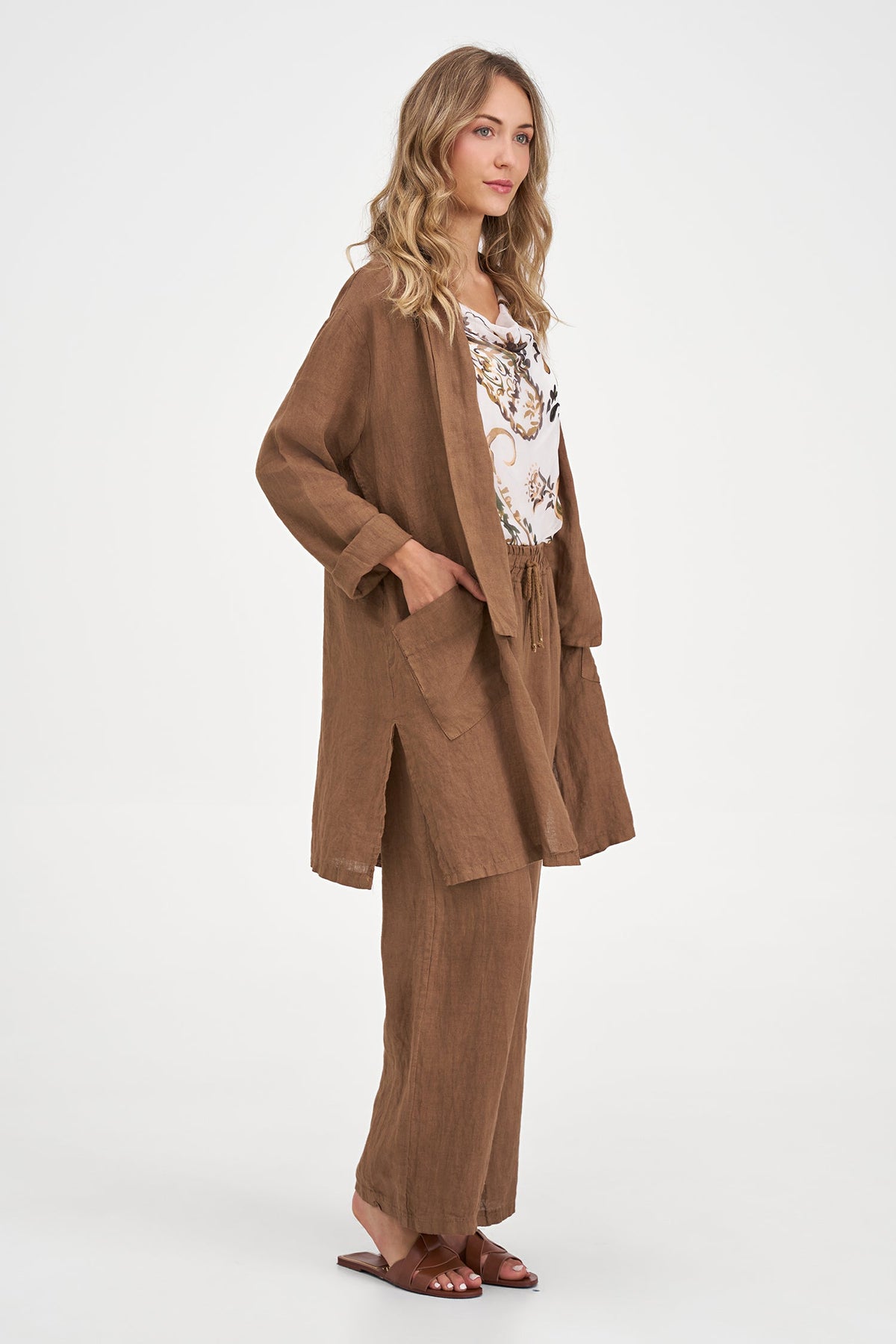 Women's Woven Cardigan